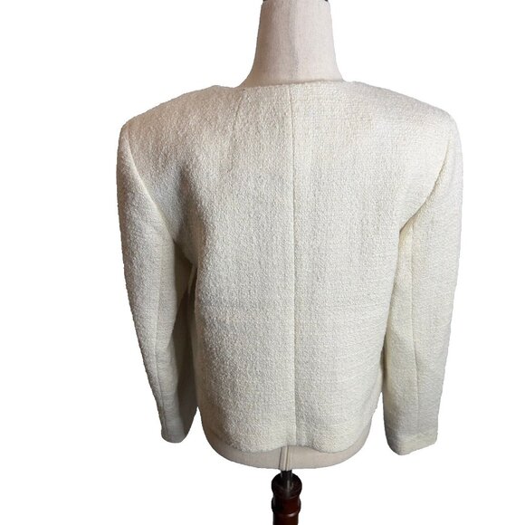 J.Crew $248 Isabelle Lady Jacket in Tweed Natural Size 18 CC271 - Picture 8 of 13